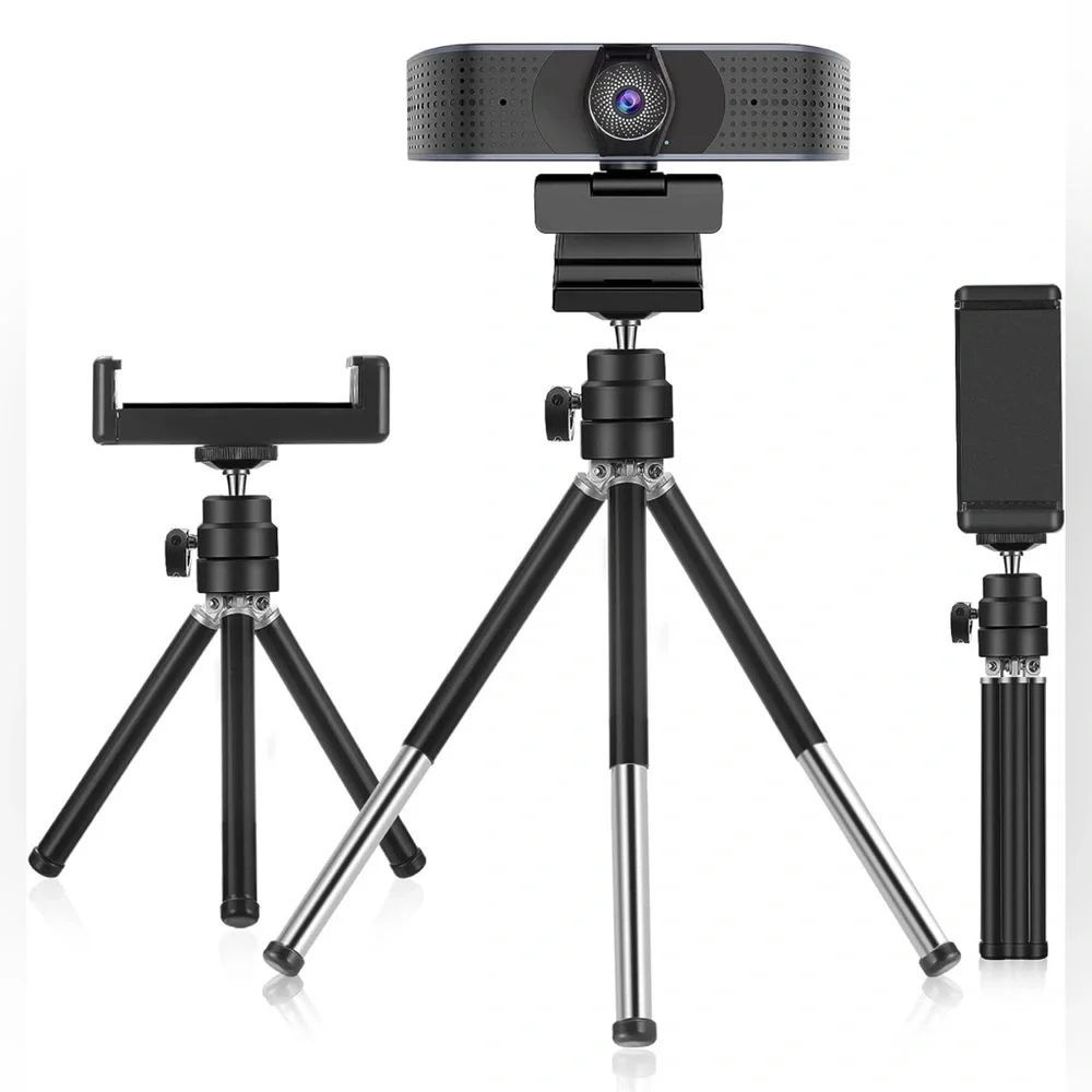 Mini Webcam Tripod Smartphone Logitech Webcam C920 C922 Small Camera Desk Tripod